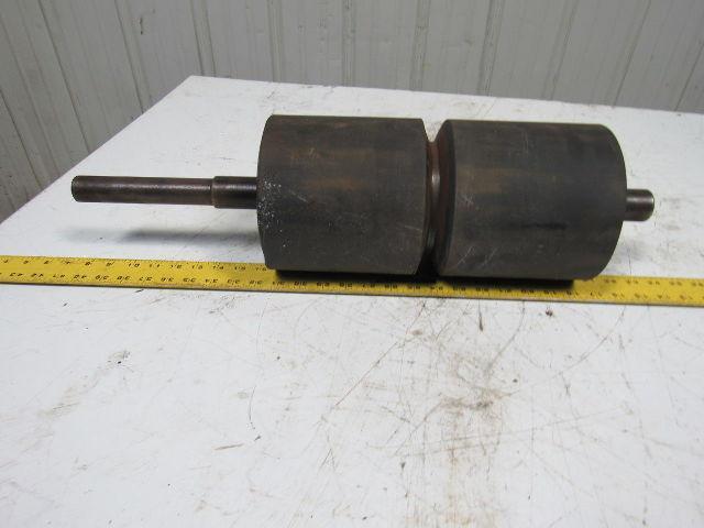 Rubber Coated Steel Conveyor Pulley Roller 6-3/4"x13-3/4"L