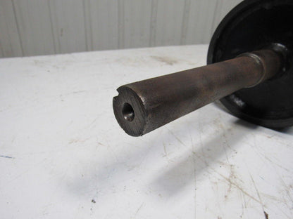 Rubber Coated Steel Conveyor Pulley Roller 6-3/4"x13-3/4"L