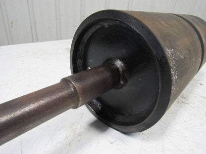 Rubber Coated Steel Conveyor Pulley Roller 6-3/4"x13-3/4"L