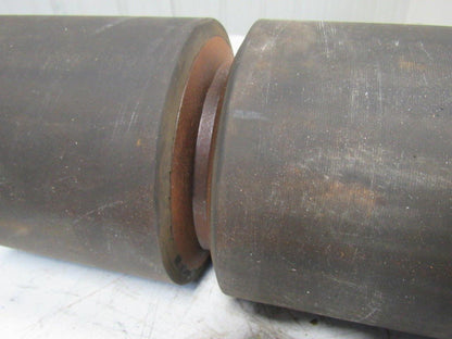 Rubber Coated Steel Conveyor Pulley Roller 6-3/4"x13-3/4"L