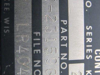 A-B Allen Bradley X-231596 Control Transformer 2KVA 240/480 Pri 120 Sec. 1 Ph