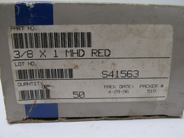Raymond Barnes 3/8 X 1 MHD RED 3/8" X 1" Red Die Springs Box Of 50