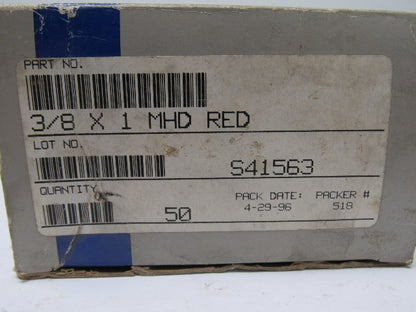 Raymond Barnes 3/8 X 1 MHD RED 3/8" X 1" Red Die Springs Box Of 50