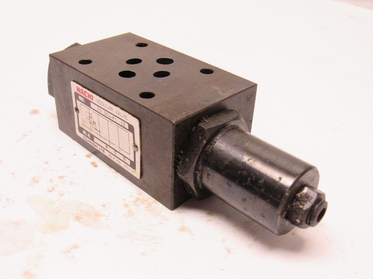 Nachi OG-G01-P1-12 Pressure Control Reducing Modular Valve 10.6-21.2gpm 3571psi