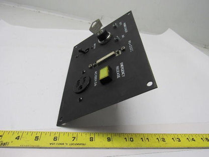 Hyundai HIT 15 CNC Lathe Operator Panel Chuck Emergency Release NFB 2A