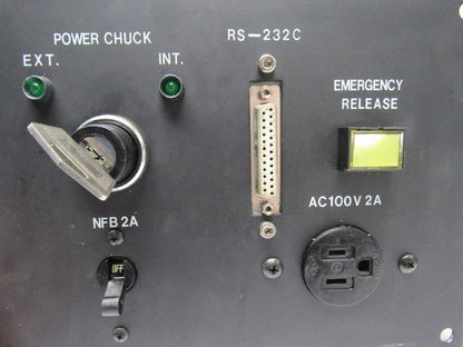Hyundai HIT 15 CNC Lathe Operator Panel Chuck Emergency Release NFB 2A