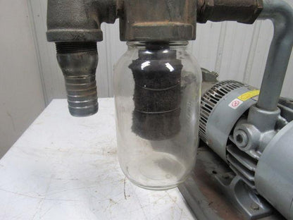 GAST 6066-V107A-T339 55CFM 15PSI 3HP Rotary Vane Oil-Less Vacuum Air Pump 3Ph
