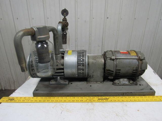 GAST 6066-V107A-T339 55CFM 15PSI 3HP Rotary Vane Oil-Less Vacuum Air Pump 3Ph