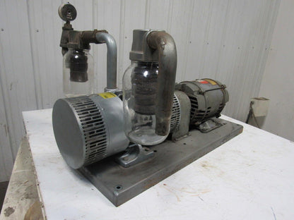 GAST 6066-V107A-T339 55CFM 15PSI 3HP Rotary Vane Oil-Less Vacuum Air Pump 3Ph