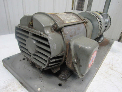 GAST 6066-V107A-T339 55CFM 15PSI 3HP Rotary Vane Oil-Less Vacuum Air Pump 3Ph