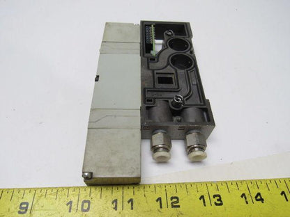 Numatics 051BB400M000061 Pneumatic Air Solenoid Valve 24 VDC W/Manifold Base