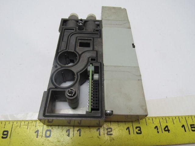 Numatics 051BB400M000061 Pneumatic Air Solenoid Valve 24 VDC W/Manifold Base