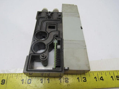 Numatics 051BB400M000061 Pneumatic Air Solenoid Valve 24 VDC W/Manifold Base