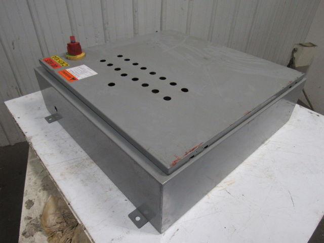 Sarkh SEC-303008LP 30"x30"x8" Electrical Enclosure W/30A Disconnect Wall Mount