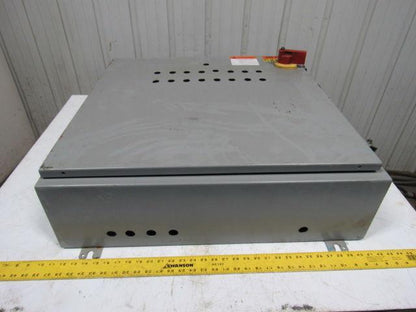 Sarkh SEC-303008LP 30"x30"x8" Electrical Enclosure W/30A Disconnect Wall Mount