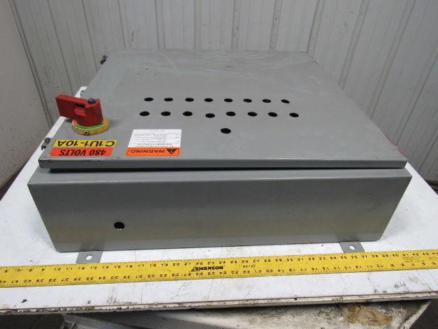 Sarkh SEC-303008LP 30"x30"x8" Electrical Enclosure W/30A Disconnect Wall Mount