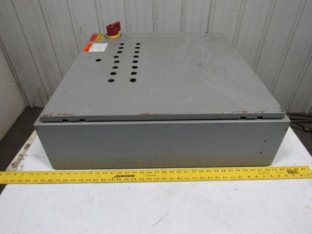 Sarkh SEC-303008LP 30"x30"x8" Electrical Enclosure W/30A Disconnect Wall Mount