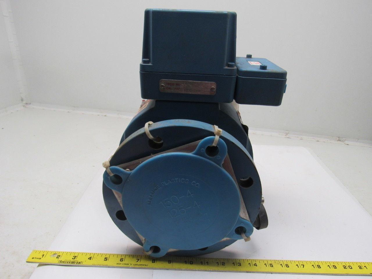 FISCHER PORTER X3311AEE15P1E2FA1132XOAABC1 100MM Flow Meter 1056GPM Max PTFE
