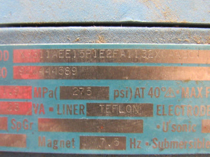 FISCHER PORTER X3311AEE15P1E2FA1132XOAABC1 100MM Flow Meter 1056GPM Max PTFE