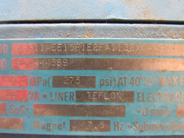 FISCHER PORTER X3311AEE15P1E2FA1132XOAABC1 100MM Flow Meter 1056GPM Max PTFE