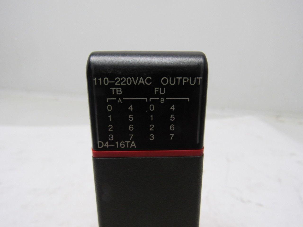 PLC Direct D4-16TA 16pt 110-220VAC Output Module