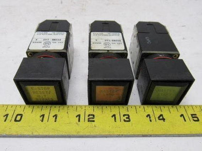 ALLEN BRADLEY 800MB CA1,CA6,CA9 Lighted 800m-XAS 1 Each Red Green & Yellow