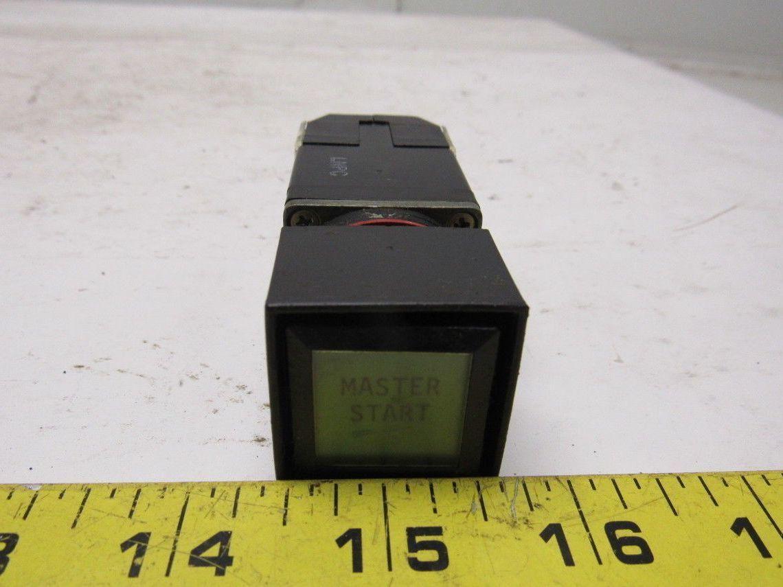 ALLEN BRADLEY 800MB CA1,CA6,CA9 Lighted 800m-XAS 1 Each Red Green & Yellow
