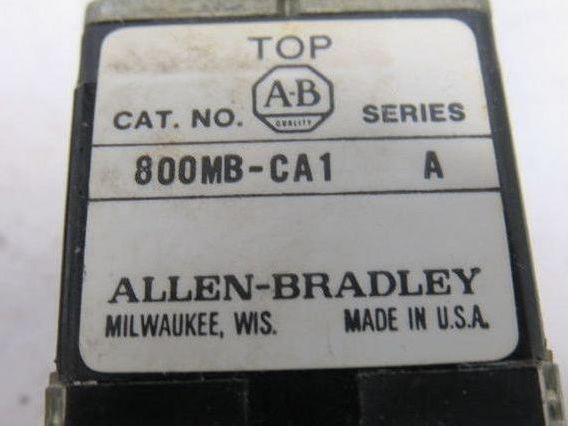 ALLEN BRADLEY 800MB CA1,CA6,CA9 Lighted 800m-XAS 1 Each Red Green & Yellow