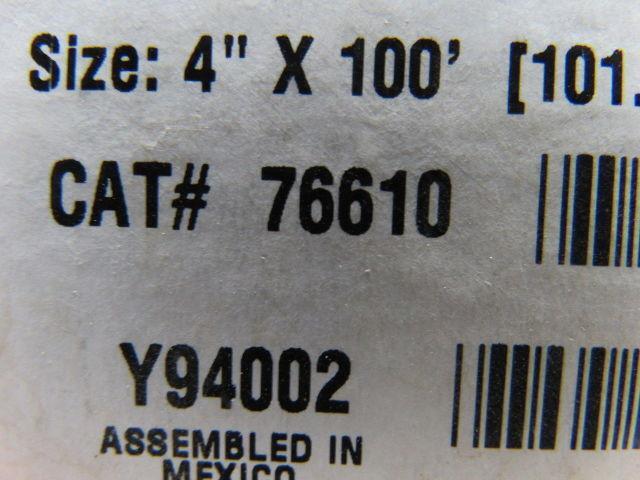 Brady 76610 Label Tape Cartridge Clear 100' L 4" W