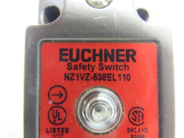 EUCHNER NZ1VZ-538EL110 Safety Switch W/ Key Lot/5 Limit Switch