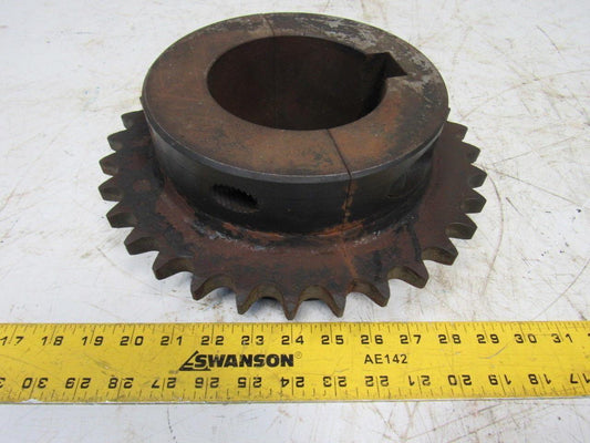 32 Tooth 100  Split Roller Chain Sprocket 4-3/8" Keyed Bore
