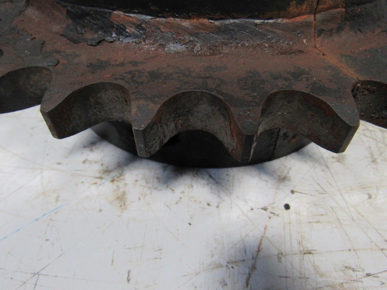 32 Tooth 100  Split Roller Chain Sprocket 4-3/8" Keyed Bore