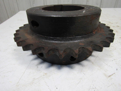 32 Tooth 100  Split Roller Chain Sprocket 4-3/8" Keyed Bore