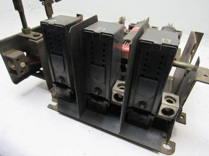 Square D CLass 9422 Type TF-2 125A Disconnect Switch Flange Mount & Handle