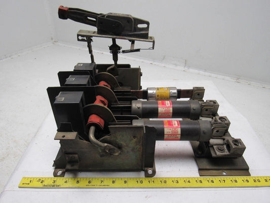 Square D CLass 9422 Type TF-2 125A Disconnect Switch Flange Mount & Handle