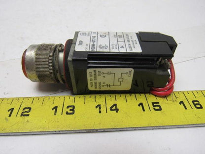 ALLEN BRADLEY 800MR-QT24S SER D AMBER Momentary Push Button Lot/5