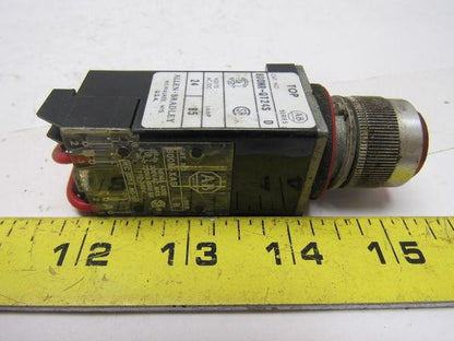 ALLEN BRADLEY 800MR-QT24S SER D AMBER Momentary Push Button Lot/5