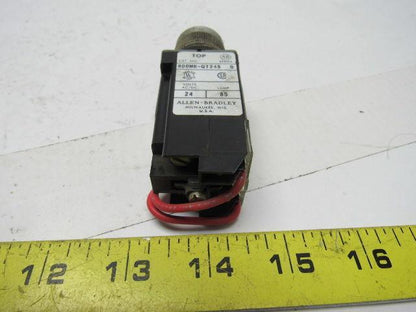 ALLEN BRADLEY 800MR-QT24S SER D AMBER Momentary Push Button Lot/5