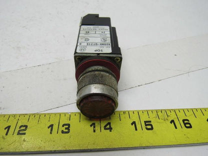 ALLEN BRADLEY 800MR-QT24S SER D AMBER Momentary Push Button Lot/5