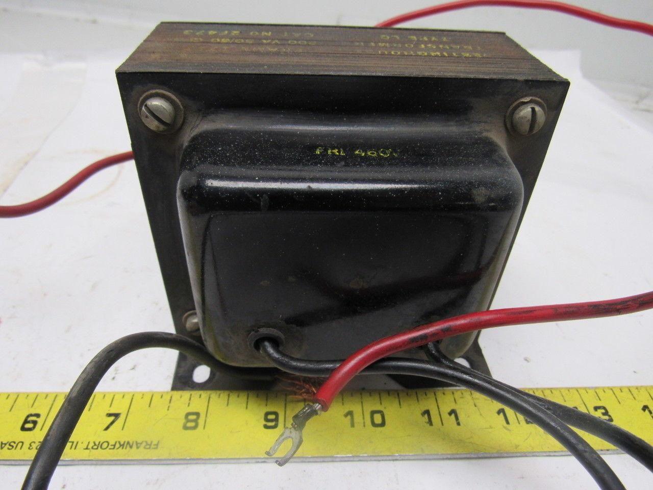 Westinghouse 2F473 Type LC 200Va Control Transformer 460V Pri 115V Sec 50/60Hz