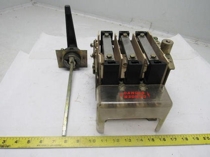 Hubbell USF-B13M 125A Ui 1000V Ue 660V Fused Disconnect W/Door Handle