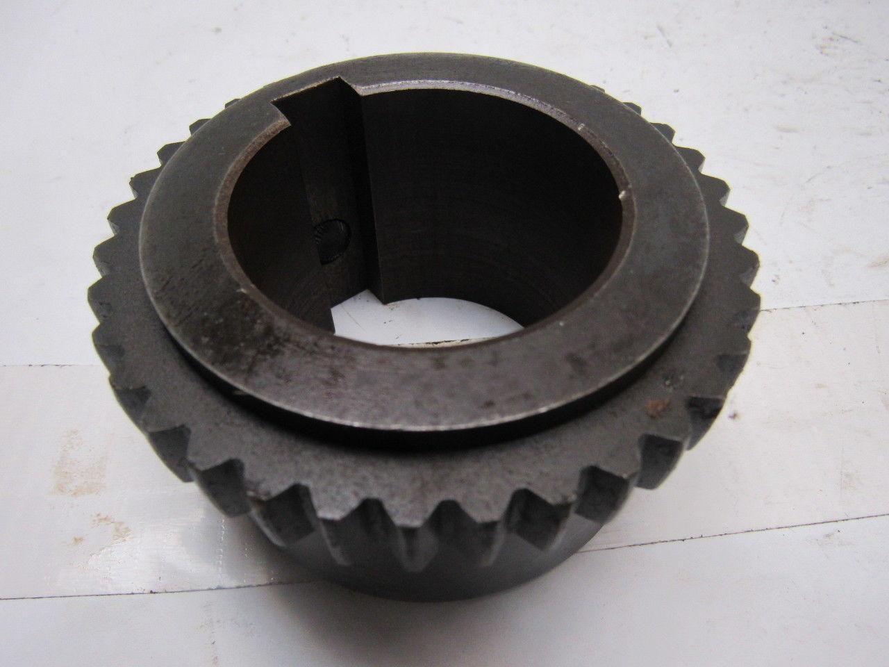 Waldron Gear Size 2-1/8 Powerlign Coupling Assembly 1-5/8"  & 2-1/8"Keyed Bore