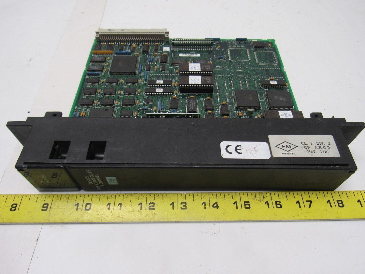 GE Fanuc IC697BEM731U Series Genius Bus Controller 1-Channel Slot Rack Card