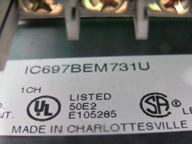 GE Fanuc IC697BEM731U Series Genius Bus Controller 1-Channel Slot Rack Card