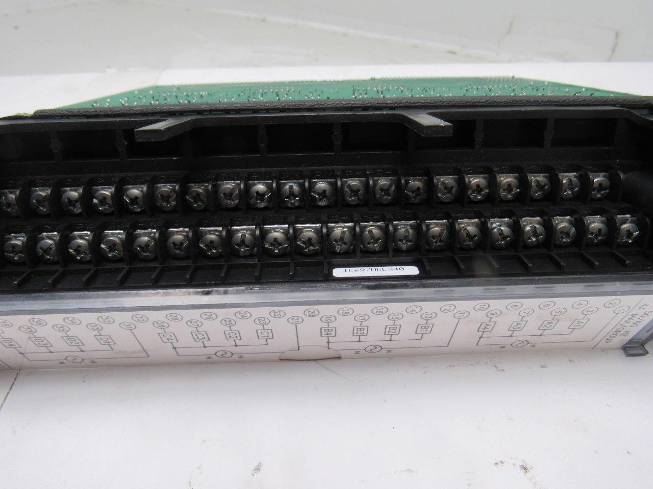 GE Fanuc IC697MDL340H Series 90-70 Output Module Slot Rack Card