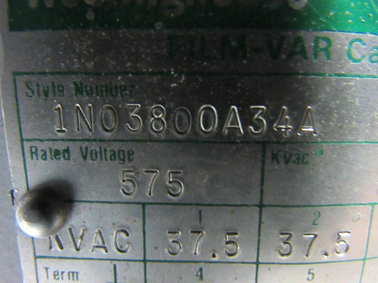Westinghouse 1N03800A34A Capacitor 575V 75KV