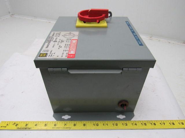 Square D SK250G1 Ser A Class 9070 Transformer Disconnect 230/460V Pri 115V Sec.