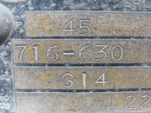 Post Glover 714-630 Chromium Steel Grid Bank Resistor 45A  .504 Ohms  230V