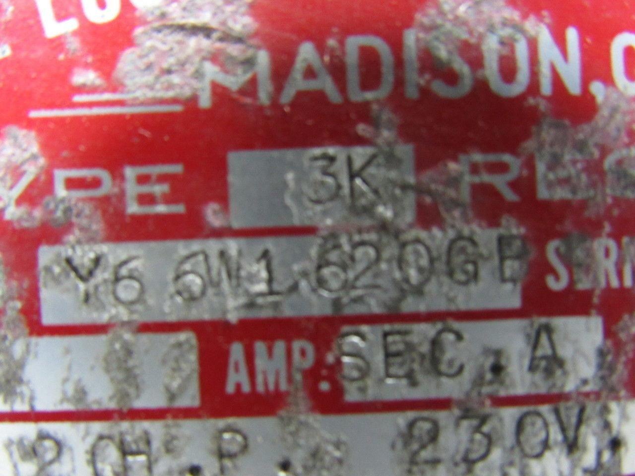 Euclid Electric Y6 6W 6206B Type 3K Grid Bank Resistor 230VDC