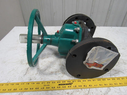 TruTech 4CAHJ-CA-M-2 Hand Operated Rubber Diaphragm Valve 4" Flanged 150PSI